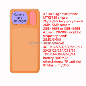 Smartphone tactile 4,5 pouces 4G LTE pas cher, mini smartphone Android débloqué, prix bas, vente en gros - Product Image 3