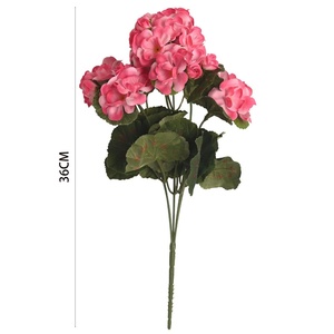 Bouquet di fiori artificiali-5 teste rosa bouquet di rose
