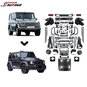 Kit de carrocería de reacondicionamiento de fábrica para Benz Clase G W463 2002-2017 Actualización a 2018 2019 2020 2021 2022 2023 Conjunto de parachoques Barbus - Product Image 1