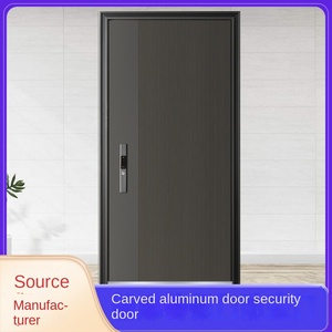Top marque élégant design moderne extérieur métal acier porte d'entrée en gros villa porte de sécurité - Product Image 6