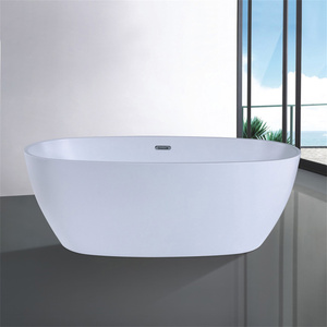 Classique Old Fashion <span class=keywords><strong>Prix</strong></span> d'usine <span class=keywords><strong>Baignoire</strong></span> adulte autoportante Baignoires en acrylique avec pieds dorés - Product Image 5