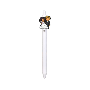 Bolígrafos Personalizados para Regalo de San Valentín, Bolígrafos de <span class=keywords><strong>Boda</strong></span>, Bolígrafos de PVC con Diseño de Cupido y Logotipo - Product Image 4