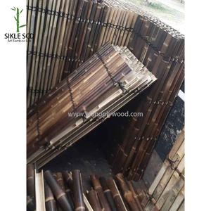 High Quality Black <strong>Bamboo</strong> Half <strong>Bamboo</strong> <strong>Fence</strong>, <strong>Bamboo</strong> Panels, <strong>Bamboo</strong> <strong>Screen</strong> a Sturdy Black <strong>Bamboo</strong> Garden <strong>Fence</strong> - Product Image 5