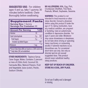 OEM Vegan Melatonin Uyku Jelibonları Magnezyum ve D Vitamini, Limon Balsamı, Bitkisel Özler ile Çocuklar iç<span class=keywords><strong>in</strong></span> Rahatlama ve Uyku Desteği - Product Image 6