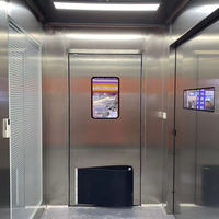 Porte battante automatique en acier inoxydable, étanche, pour restaurant, porte à battants pour poulailler