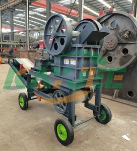 Planta de Trituración de Mandíbulas Móvil Portátil, Trituradora de Piedra de Granito para Cantera de Piedra Imestone con Alimentador Vibratorio y Criba - Product Image 5