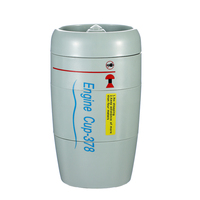 Taza de aviación personalizada novedosa de China, ventosa en forma de motor de aire, Taza Sin caída de acero inoxidable de 12oz