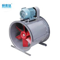 Ventilateur axial T30 A/C 220V pour ventilation industrielle, idéal pour atelier, entrepôt, usine, avec pales en acier au carbone et roulement à billes - Neuf