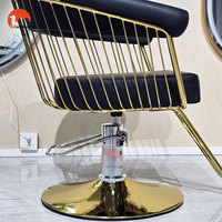 Équipement de coiffure haut de gamme, ensemble de meubles de salon de coiffure, chaise de coiffure pour femme, chaise de barbier, chaise de coiffage