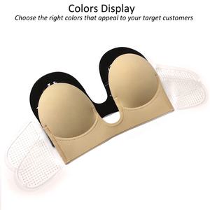 Coller sur <span class=keywords><strong>soutien</strong></span>-<span class=keywords><strong>gorge</strong></span> dos nu et sans bretelles en forme de V adhésif en silicone <span class=keywords><strong>invisible</strong></span> de <span class=keywords><strong>grande</strong></span> <span class=keywords><strong>taille</strong></span> en forme de U profond - Product Image 5