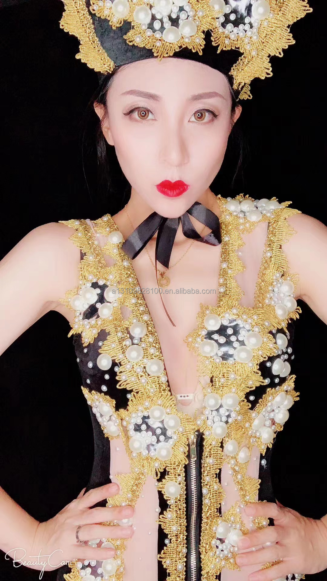 gold gogo dress MARA DRESS main image 1