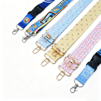 Lanière personnalisée imprimée, lanières en polyester par sublimation, porte-badge personnalisé avec logo, lanière pour téléphone portable
