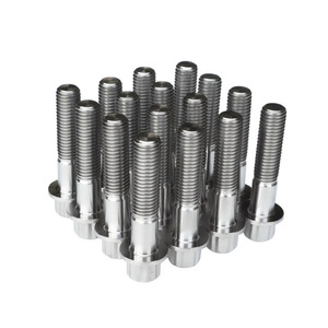 Bu lông Titan GR5 cho xe máy thép không gỉ cấp 10.9 mặ<span class=keywords><strong>t</strong></span> bích bu lông M6 M8 M10 bu lông mặ<span class=keywords><strong>t</strong></span> bích 12 điểm - Product Image 1