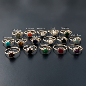 Anillos hechos a mano de plata 925 Natural Multi-Stone Excelente alta calidad 100% Natural Multi-Stone Ring - Product Image 1