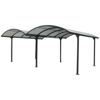 Fournisseur chinois de couvertures de garage pliantes pour voitures en polycarbonate et en aluminium