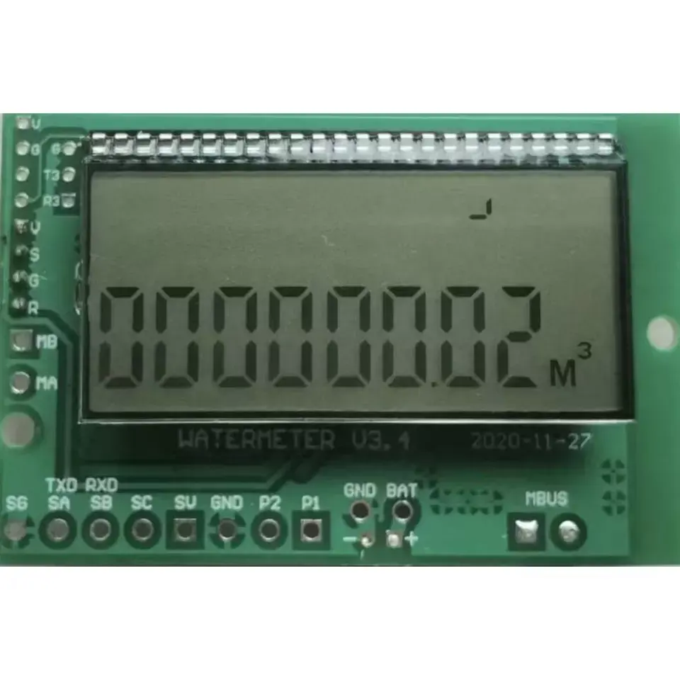Professional OEM PCB Control Circuit Board of M-BUS / Modbus Water Meter Pulse Out Solution Provider