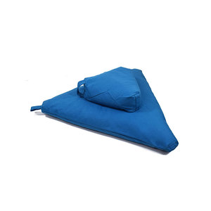 Triangolo nuovo Design 100% cotone tappetino da meditazione cuscino natura organica meditazione grano saraceno Zafu Set cuscino da pavimento per sedersi - Product Image 1