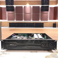 Amplificateur de puissance en métal de classe H à deux canaux H6 600W avec une impédance de 4/8 ohms pour les systèmes audio professionnels, les églises et les systèmes sonores KTV