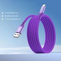 Cable USB Tipo-C/Tipo-A con Indicador LED para Carga Rápida y Transferencia de Datos para Teléfono Móvil