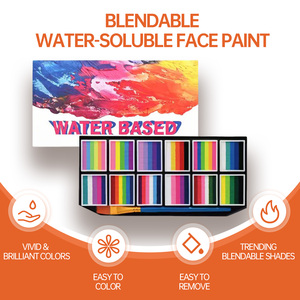 Kit Profesional <span class=keywords><strong>de</strong></span> Pintura Facial y Corporal para Sesiones Fotográficas, Colores <span class=keywords><strong>de</strong></span> Alta Definición, Sin Transferencia, para Uso en Estudio - Product Image 1