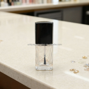 Bouteille de <span class=keywords><strong>vernis</strong></span> à <span class=keywords><strong>ongles</strong></span> en gel UV rectangulaire de 13ml 15ml sur mesure bouteille de <span class=keywords><strong>vernis</strong></span> à <span class=keywords><strong>ongles</strong></span> vide avec capuchon et brosse noirs - Product Image 4