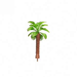 Bandeja de arena de cocotero moderna en miniatura, modelo de plástico, decoración de paisaje Tropical para comercio exterior, venta al por mayor - Product Image 1