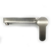 Ensemble de douche mural compact en acier inoxydable 304 à fonction unique avec douchette à main sans plomb