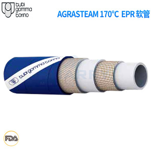 Manguera de Limpieza a Vapor Agrasteam 170C FDA de 40 Pies con Cubierta Exterior de Goma EPDM NBR para Limpieza en Sitio - Product Image 4