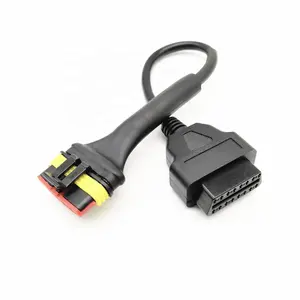 BNL-Benelli tyco 6 pin connector OBD II K-Line/L-Line diagnostic wiring harness electronic cable of BNL motorcycle