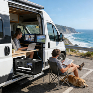 Top Selling 1500W 252WH Mobile <b>Solar</b> <b>Generator</b> Home Camping MPPT Pure Sine Wave Portable Station Free - Product Image 5