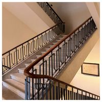 Rampe en fer forgé de qualité supérieure, rampe en fer élégante, rampe en fer forgé à structure solide pour escaliers intérieurs de loft