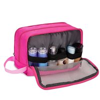 Pochette de maquillage personnalisée, résistante à l'eau, en nylon, sac de voyage léger, trousse de toilette pour femmes