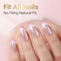 Ongles à presser Y2K Rose Étoile Coffin 32 pièces, 3 tailles, avec paillettes, motif chevron et breloques étoiles argentées, en ABS, personnalisables avec marque privée