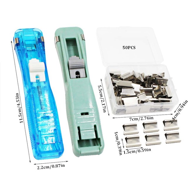 Student Stationery Binding Tools Color Pusher Clamp Multi-Purpose Labor-Saving Fixed Test Paper Artifact Stapler Pusher