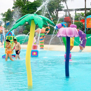 मेंढक आकार जल स्प्रे खेल उपकरण इंटरैक्टिव बच्चों पानी के पार्क स्विमिंग पूल के लिए स्प्लैश पैड फव्वारा - Product Image 4
