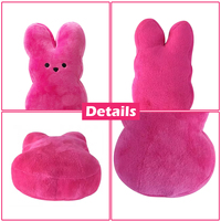 Poupée vierge par sublimation 15cm lapin de Pâques en peluche doux Mini lapin et chien décoratifs mignons lapin de Pâques décor animal poupée Peeps