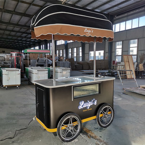 Été Populaire Application <span class=keywords><strong>De</strong></span> Rue Chariot Gelato Italien Chariot <span class=keywords><strong>De</strong></span> Crème Glacée Avec la norme Européenne - Product Image 4