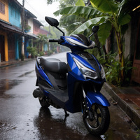 Sepeda Motor Listrik Cina CKD EEC 10/12 inci 600/800W Kecepatan 50km/jam Moped Listrik dengan Pedal untuk Off Road