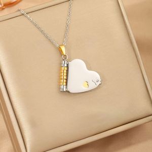 Two Tone Necklace <b>Cross</b> Border Multi Expert White Label Hollow Out Craft Detailed Lightweight Comfort Fit - Product Image 3