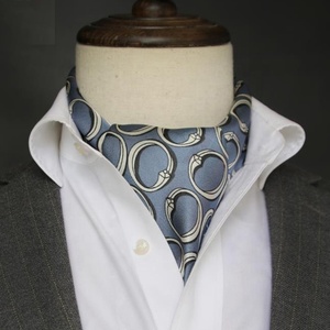 <span class=keywords><strong>Foulard</strong></span> carré personnalisé en cravate de <span class=keywords><strong>soie</strong></span> <span class=keywords><strong>Ascot</strong></span> pour costumes pour hommes Dernier design de mode - Product Image 4