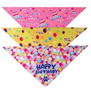 ผ้าโพกหัวสุนัขพิมพ์ลายตารางผ้าโพลีเอสเตอร์นุ่มขนาดกลางสามารถซักได้สามเหลี่ยมผ้าพันคอหัวสำหรับเด็กผู้ชายเด็กผู้หญิง - Product Image 5