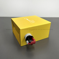 Distributeur de café boîte en papier pliable jaune personnalisé garantie de qualité alimentaire matériau écologique