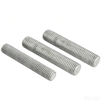 Tige filetée DIN975 à finition multi-surfaces |   Barre filetée en acier inoxydable 304, finition zinc / oxyde noir / zinc jaune