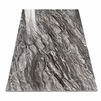 Vente flash : Panneau mural UV en marbre moderne, PVC antistatique, résistant à l'humidité, imperméable, ignifuge, pour usage commercial, domestique et hôtelier
