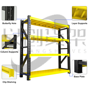 Giá để hàng kho hàng bán chạy toàn cầu, kệ sắt xếp chồng, hệ thống kệ chứa hàng bằng kim loại không cần bu lông, có thể điều chỉnh - Product Image 4