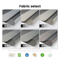 MING CHEN Stores enrouleurs motorisés à double couche jour et nuit, stores en tissu de luxe zébrés pour salle de réunion, décoration intérieure