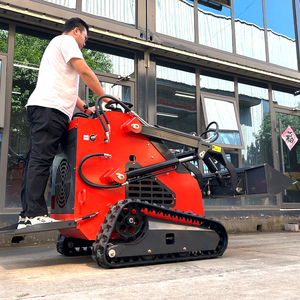 Best Verkopende Euro 5 Epa Yanmar Motor Diesel <span class=keywords><strong>Skid</strong></span> Stuur Mini Track <span class=keywords><strong>Skid</strong></span> Stuurlader 400Kg Met Bos <span class=keywords><strong>Mulcher</strong></span> Grasmaaier - Product Image 4