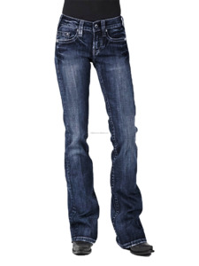 <span class=keywords><strong>Jeans</strong></span> svasati stile Vintage americano svasati snellenti da donna <span class=keywords><strong>pantaloni</strong></span> <span class=keywords><strong>elasticizzati</strong></span> in Denim alla moda Leggings retrò - Product Image 2