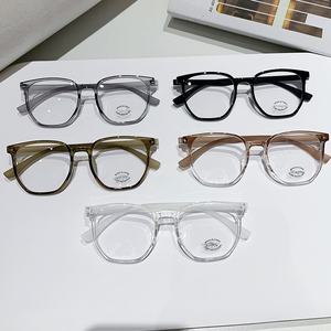 TR卸売ファッショナブルなアンチブルーライト飛散防止眼鏡フレーム新スタイル男性用近視メガネ無地ライト - Product Image 3