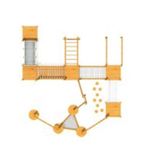 Jeux de glisse et d'escalade sur roche pour enfants en bois de haute qualité populaires et personnalisés pour l'extérieur - Product Image 6